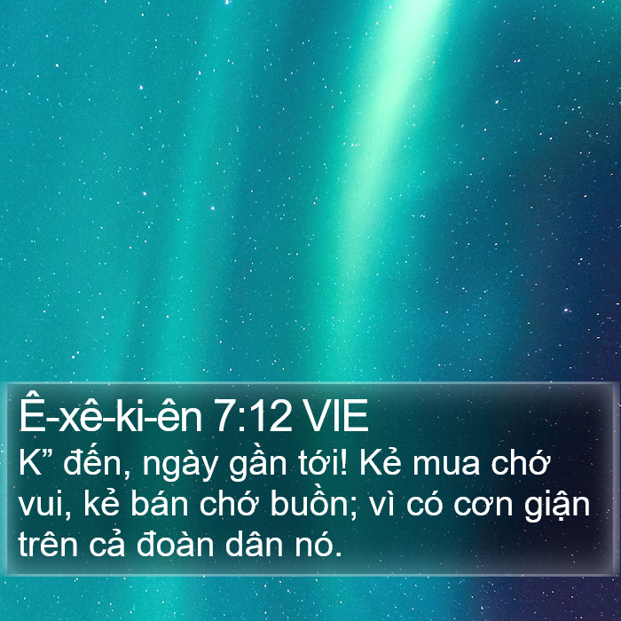 Ê-xê-ki-ên 7:12 VIE Bible Study