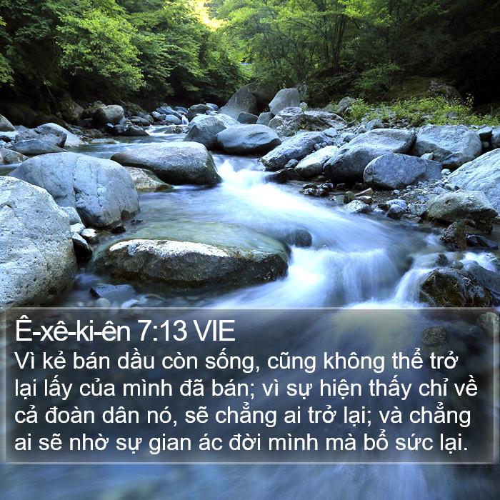 Ê-xê-ki-ên 7:13 VIE Bible Study