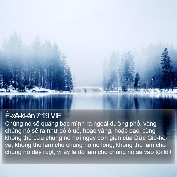 Ê-xê-ki-ên 7:19 VIE Bible Study