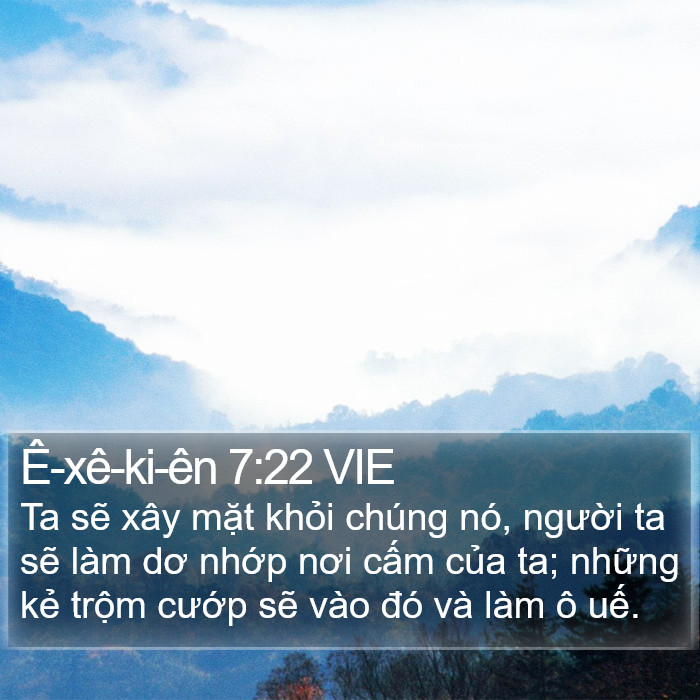 Ê-xê-ki-ên 7:22 VIE Bible Study