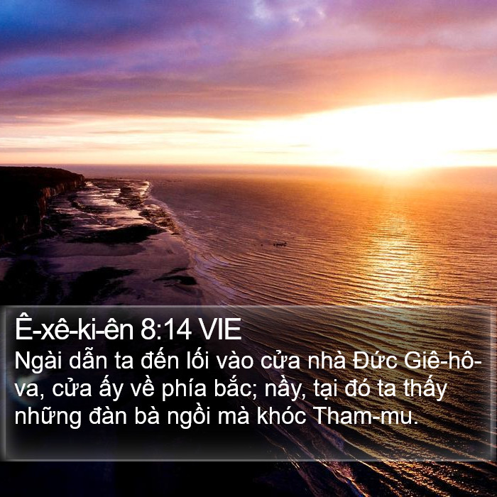 Ê-xê-ki-ên 8:14 VIE Bible Study