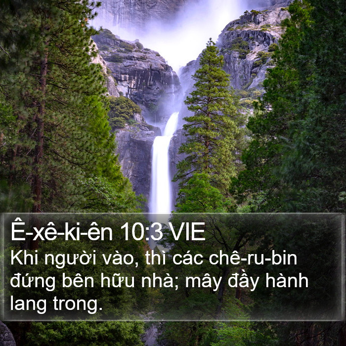 Ê-xê-ki-ên 10:3 VIE Bible Study