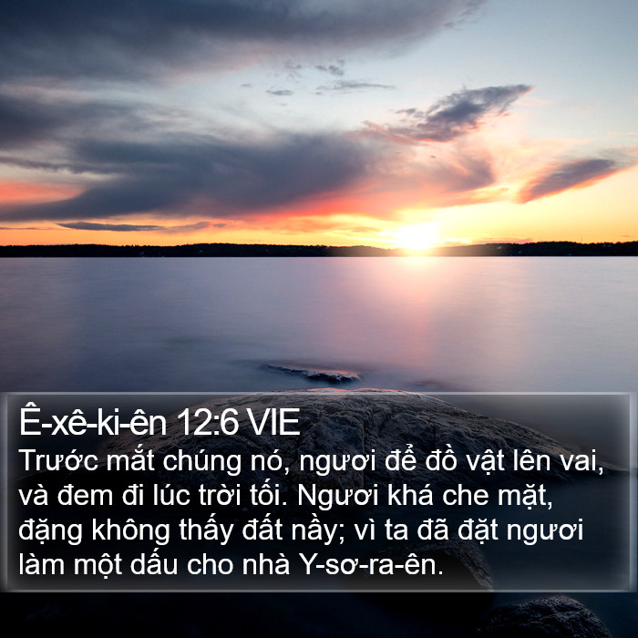 Ê-xê-ki-ên 12:6 VIE Bible Study