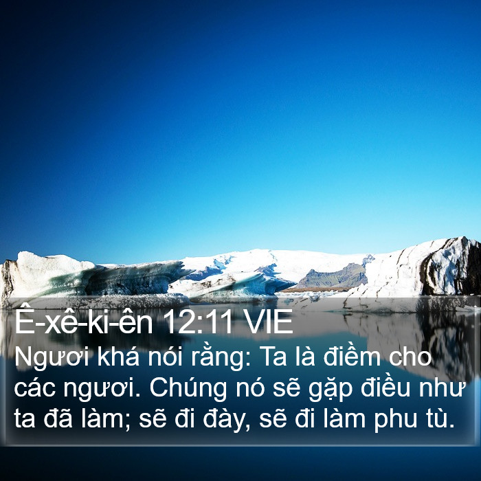 Ê-xê-ki-ên 12:11 VIE Bible Study