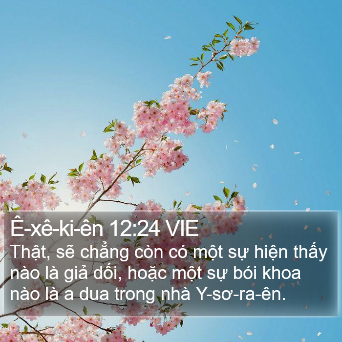 Ê-xê-ki-ên 12:24 VIE Bible Study