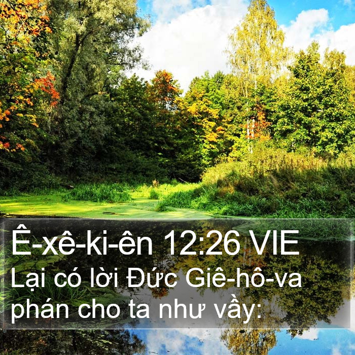 Ê-xê-ki-ên 12:26 VIE Bible Study