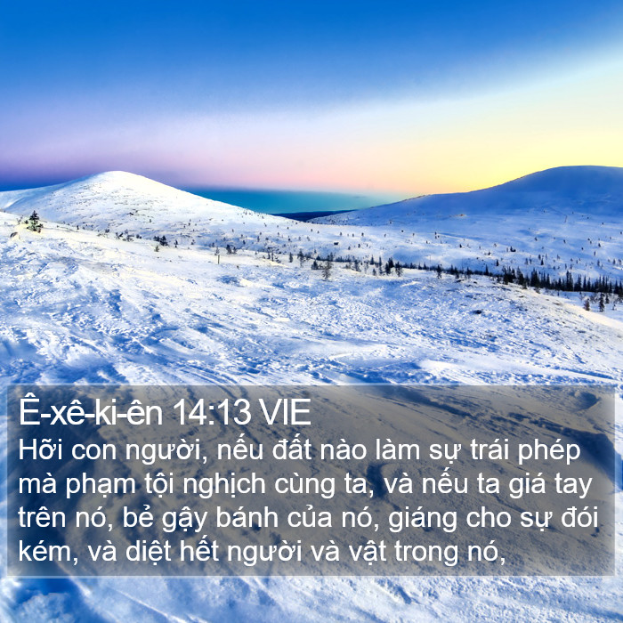 Ê-xê-ki-ên 14:13 VIE Bible Study