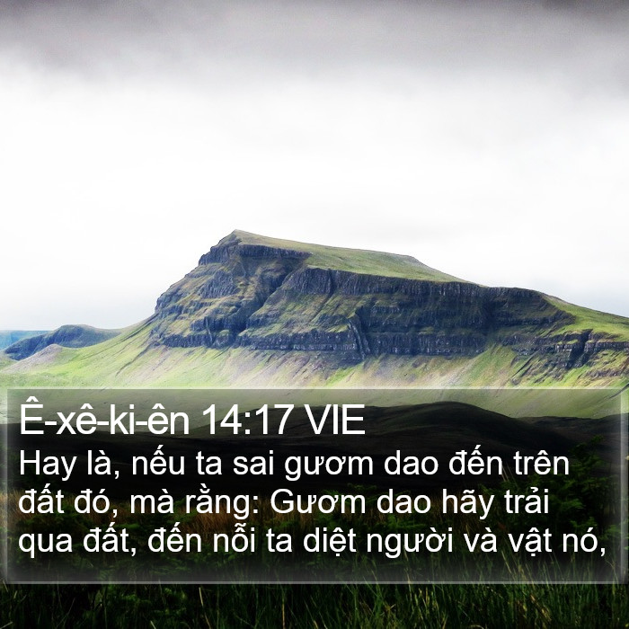 Ê-xê-ki-ên 14:17 VIE Bible Study