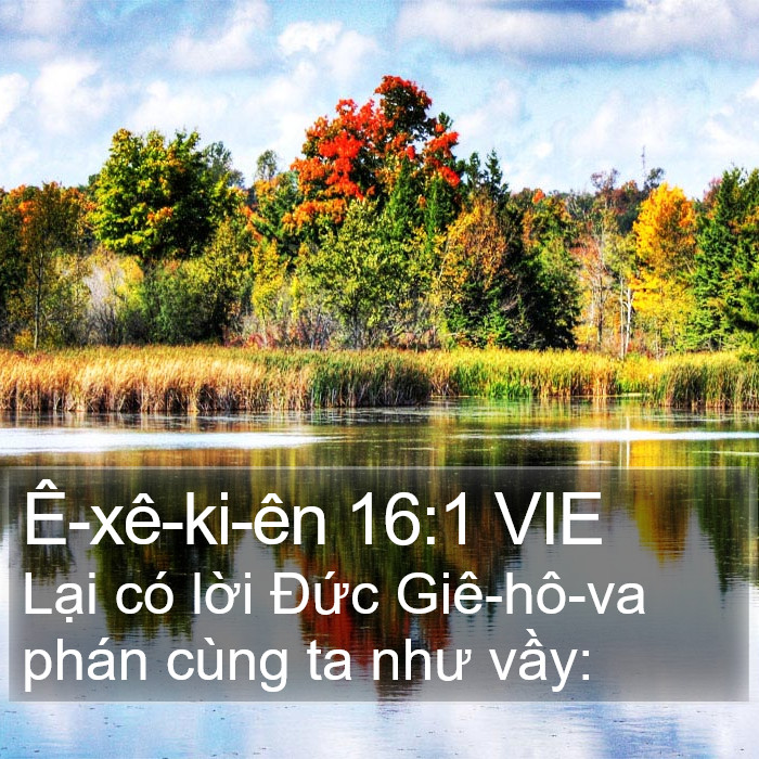 Ê-xê-ki-ên 16:1 VIE Bible Study