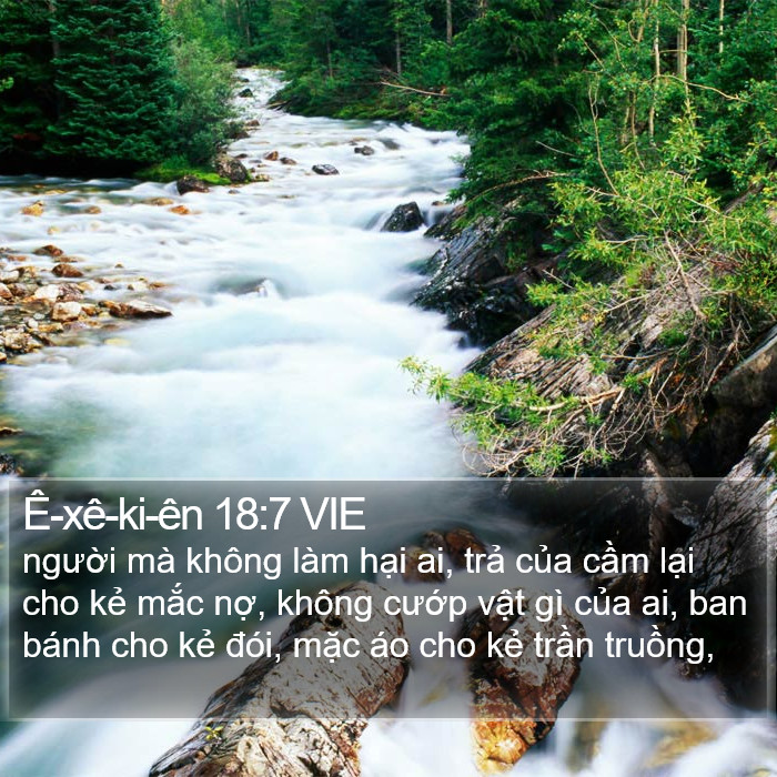 Ê-xê-ki-ên 18:7 VIE Bible Study