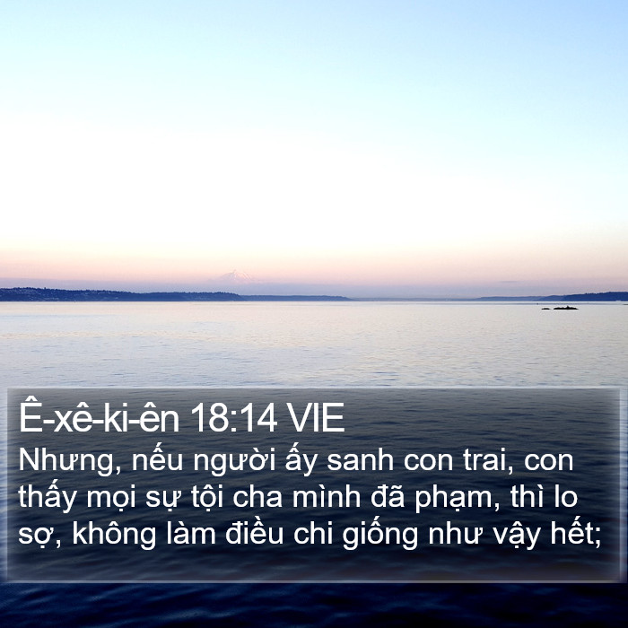 Ê-xê-ki-ên 18:14 VIE Bible Study