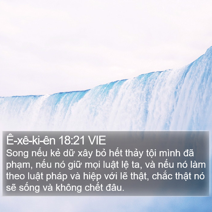 Ê-xê-ki-ên 18:21 VIE Bible Study