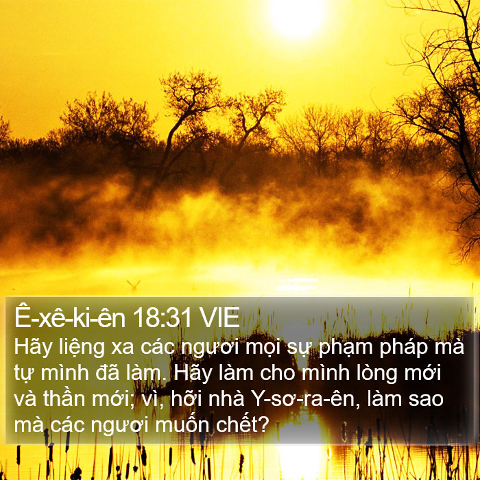 Ê-xê-ki-ên 18:31 VIE Bible Study