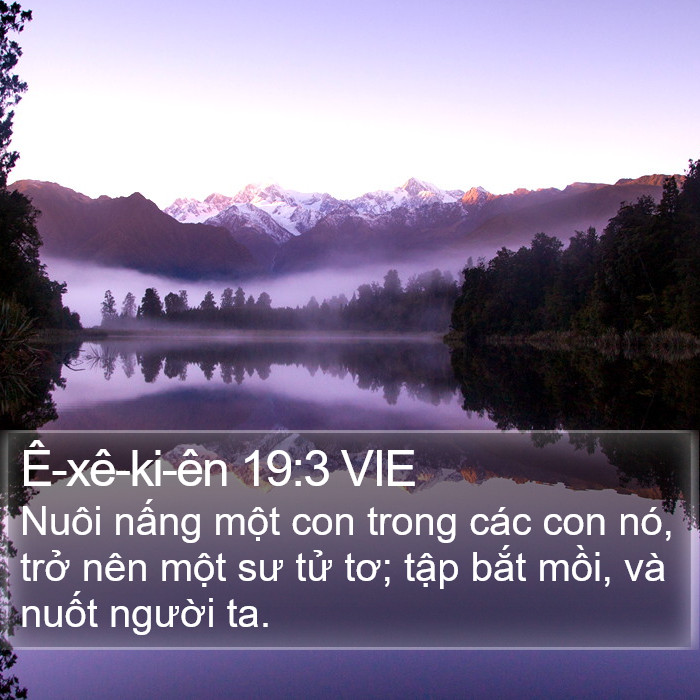 Ê-xê-ki-ên 19:3 VIE Bible Study