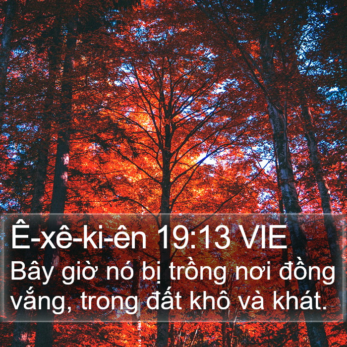 Ê-xê-ki-ên 19:13 VIE Bible Study