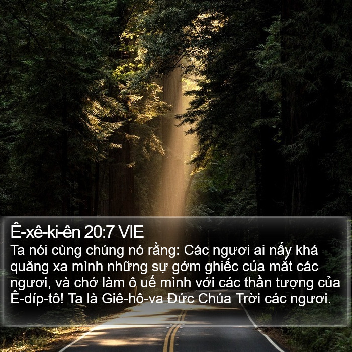 Ê-xê-ki-ên 20:7 VIE Bible Study