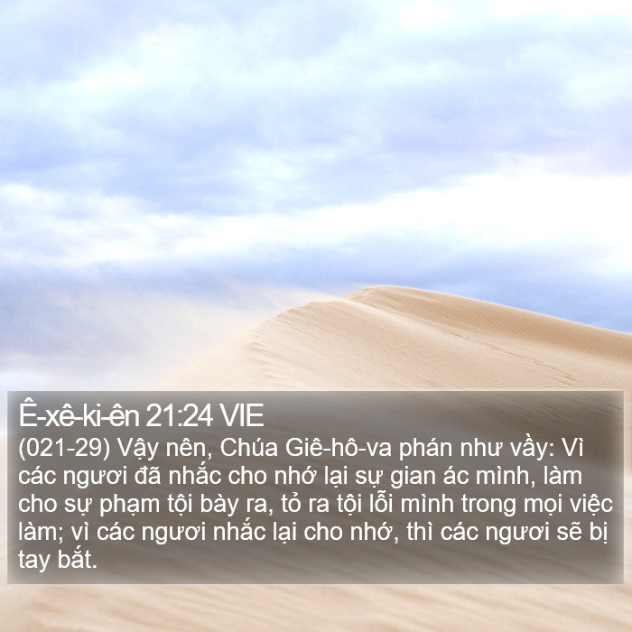 Ê-xê-ki-ên 21:24 VIE Bible Study