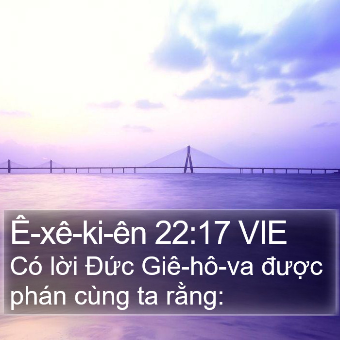 Ê-xê-ki-ên 22:17 VIE Bible Study
