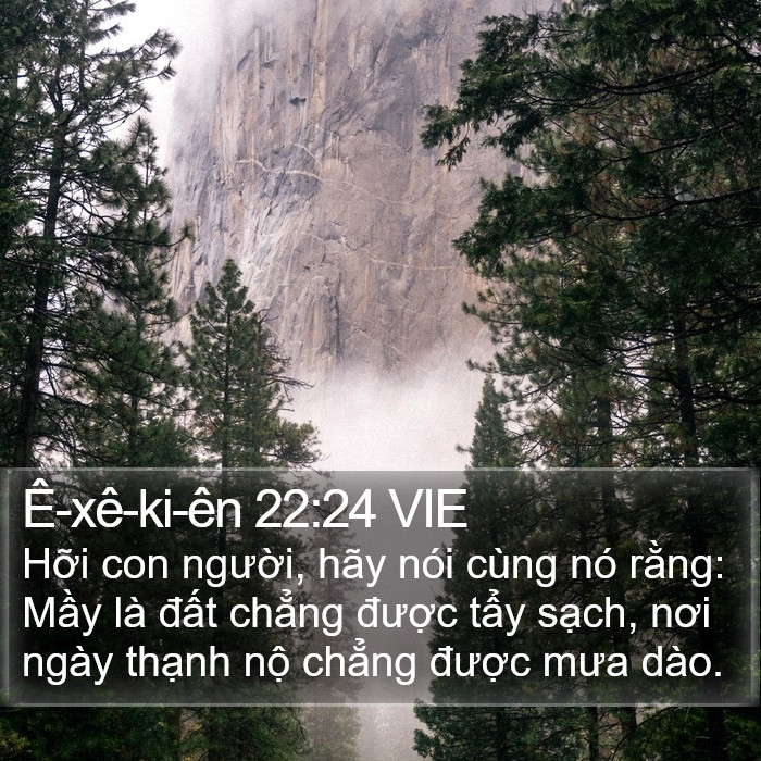Ê-xê-ki-ên 22:24 VIE Bible Study