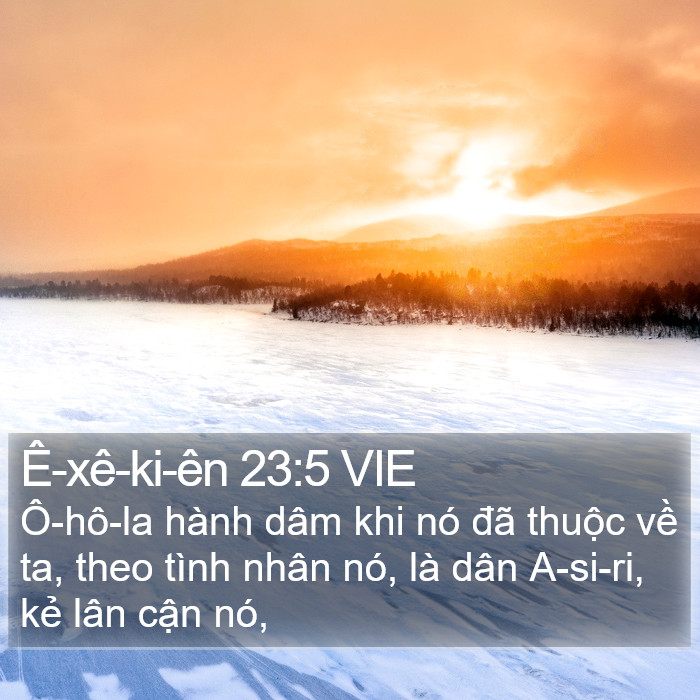 Ê-xê-ki-ên 23:5 VIE Bible Study