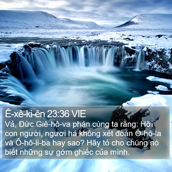 Ê-xê-ki-ên 23:36 VIE Bible Study