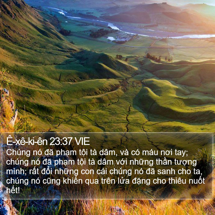 Ê-xê-ki-ên 23:37 VIE Bible Study