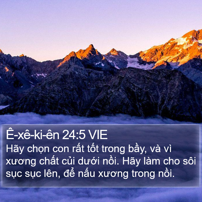 Ê-xê-ki-ên 24:5 VIE Bible Study