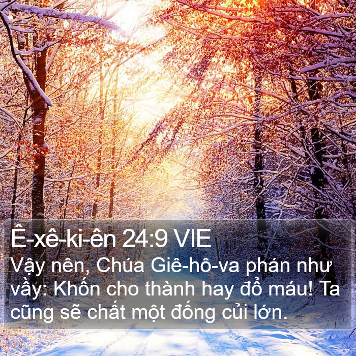 Ê-xê-ki-ên 24:9 VIE Bible Study