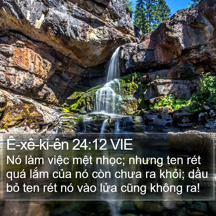 Ê-xê-ki-ên 24:12 VIE Bible Study