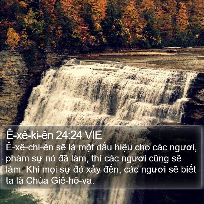 Ê-xê-ki-ên 24:24 VIE Bible Study