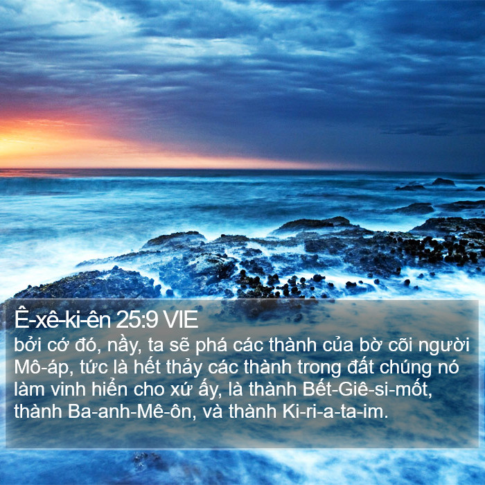 Ê-xê-ki-ên 25:9 VIE Bible Study