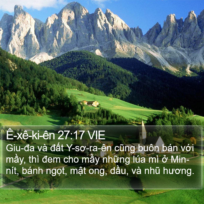 Ê-xê-ki-ên 27:17 VIE Bible Study