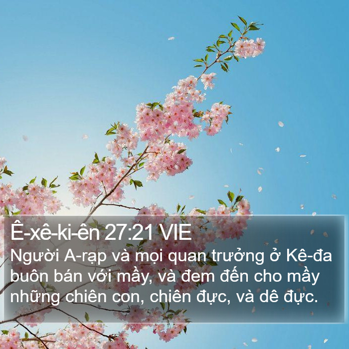 Ê-xê-ki-ên 27:21 VIE Bible Study