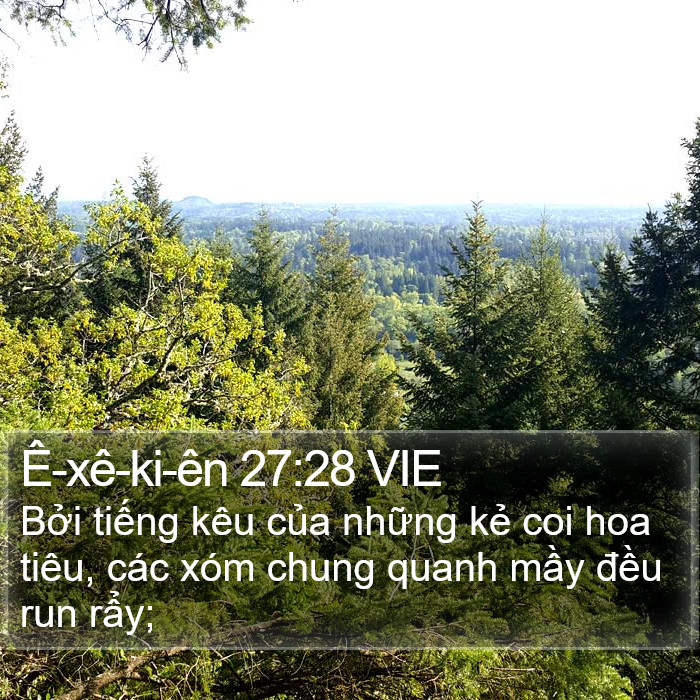 Ê-xê-ki-ên 27:28 VIE Bible Study