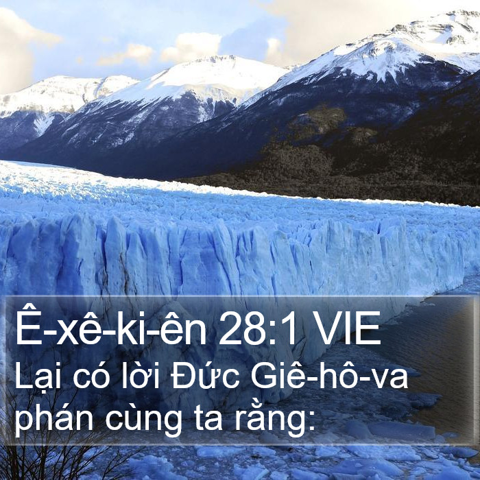 Ê-xê-ki-ên 28:1 VIE Bible Study