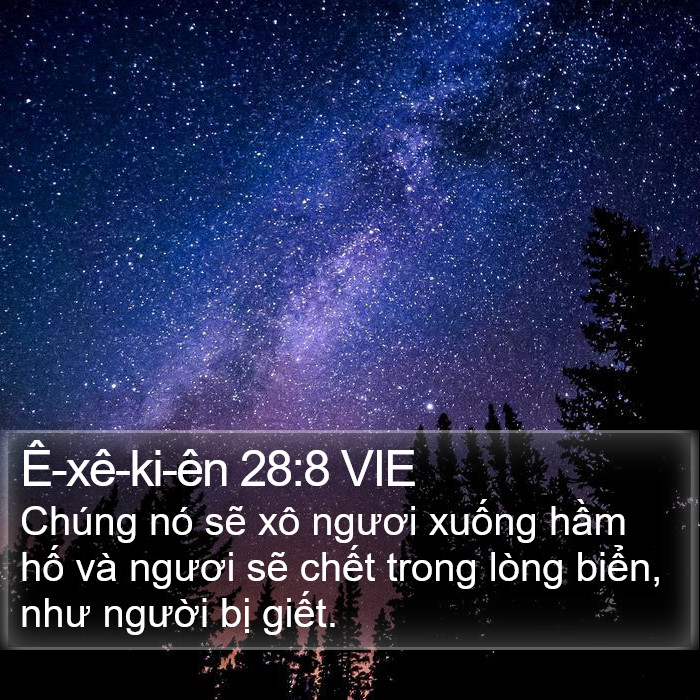 Ê-xê-ki-ên 28:8 VIE Bible Study