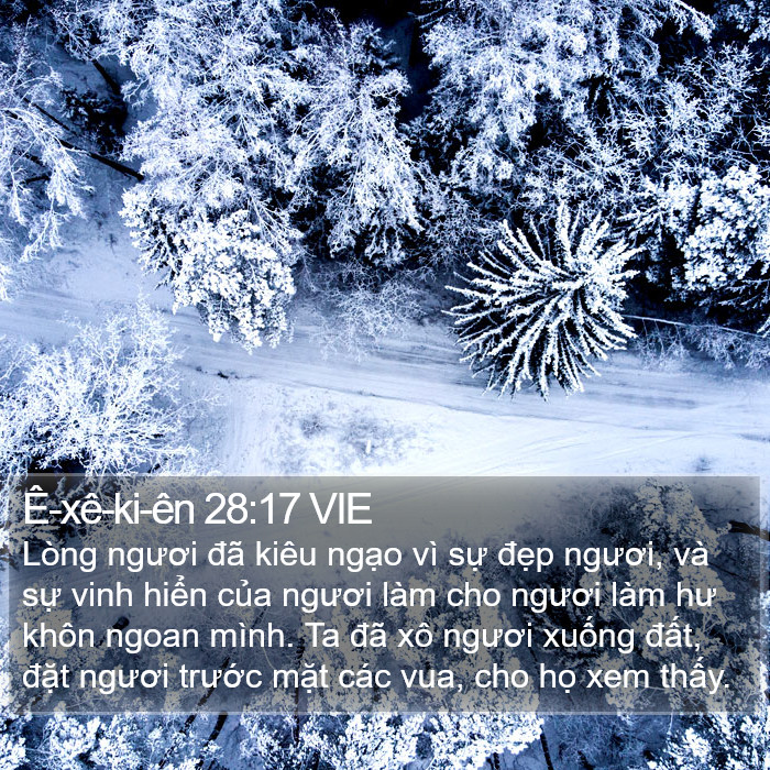 Ê-xê-ki-ên 28:17 VIE Bible Study