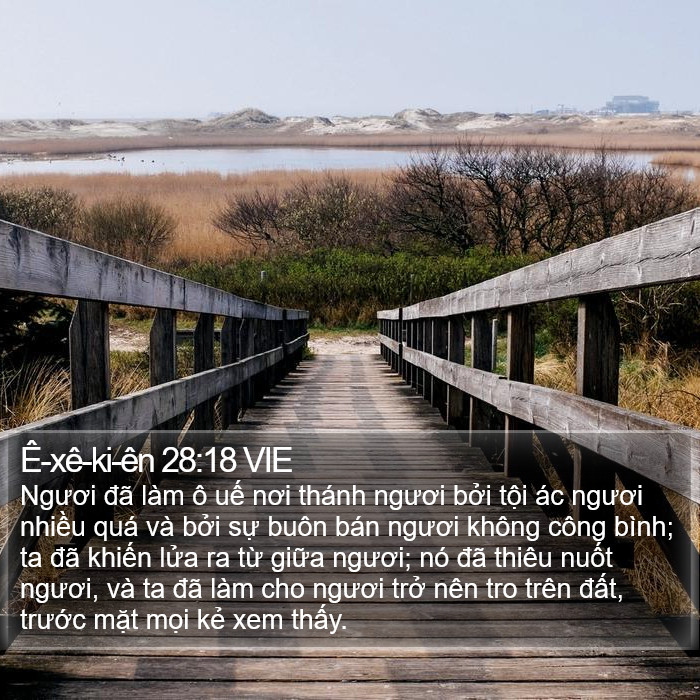 Ê-xê-ki-ên 28:18 VIE Bible Study