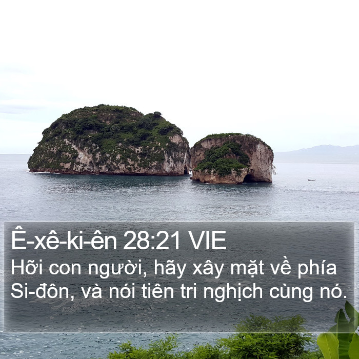 Ê-xê-ki-ên 28:21 VIE Bible Study