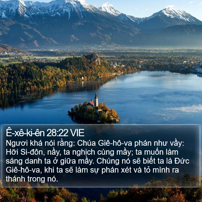 Ê-xê-ki-ên 28:22 VIE Bible Study