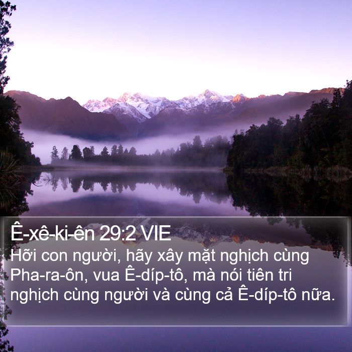 Ê-xê-ki-ên 29:2 VIE Bible Study