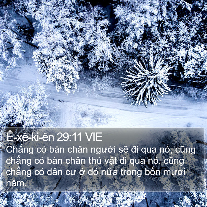 Ê-xê-ki-ên 29:11 VIE Bible Study