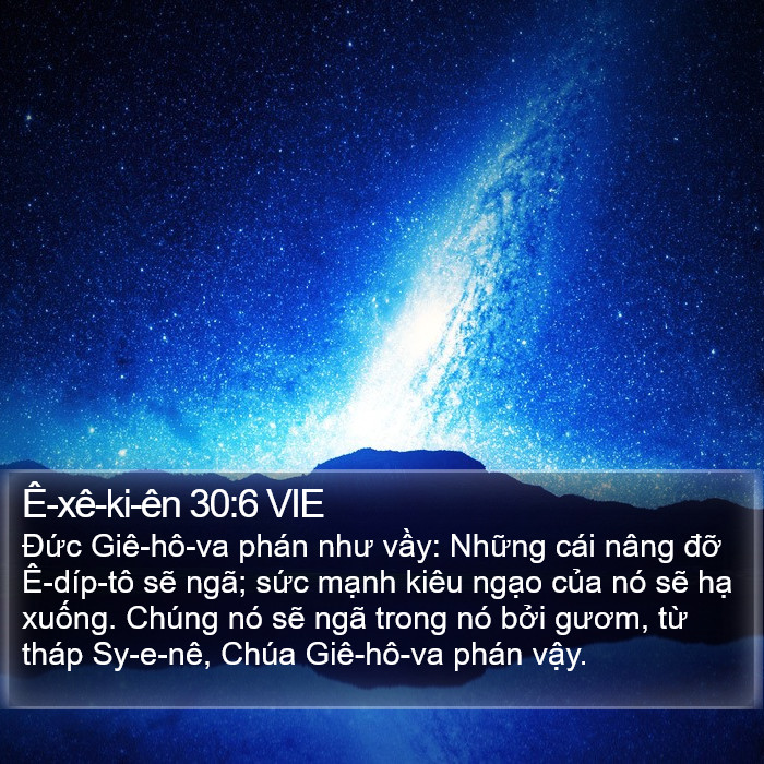 Ê-xê-ki-ên 30:6 VIE Bible Study