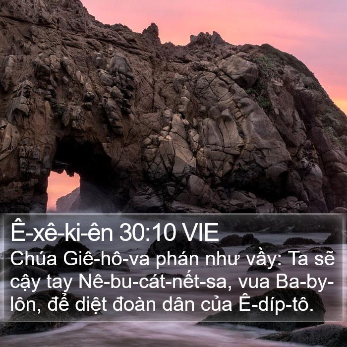 Ê-xê-ki-ên 30:10 VIE Bible Study