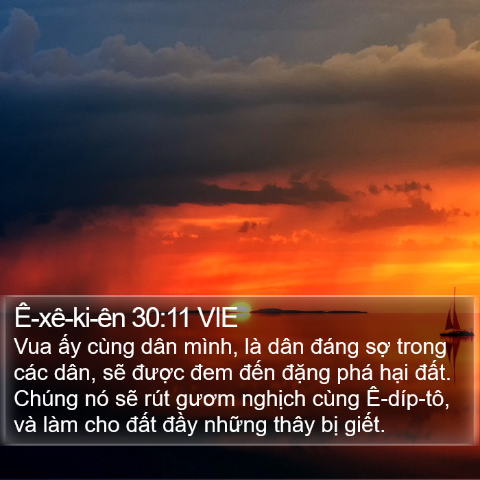 Ê-xê-ki-ên 30:11 VIE Bible Study