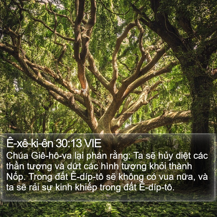 Ê-xê-ki-ên 30:13 VIE Bible Study