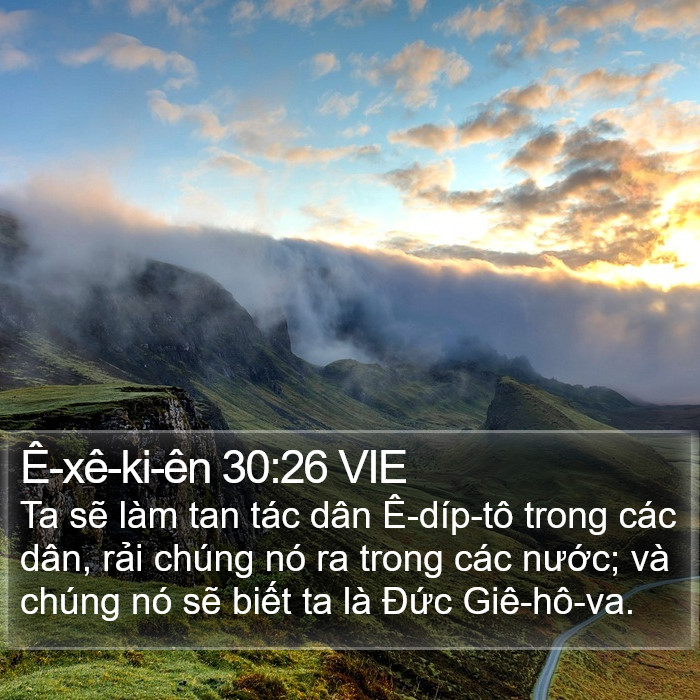 Ê-xê-ki-ên 30:26 VIE Bible Study