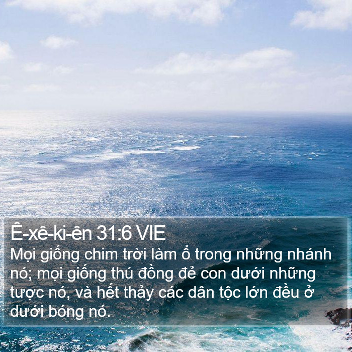 Ê-xê-ki-ên 31:6 VIE Bible Study