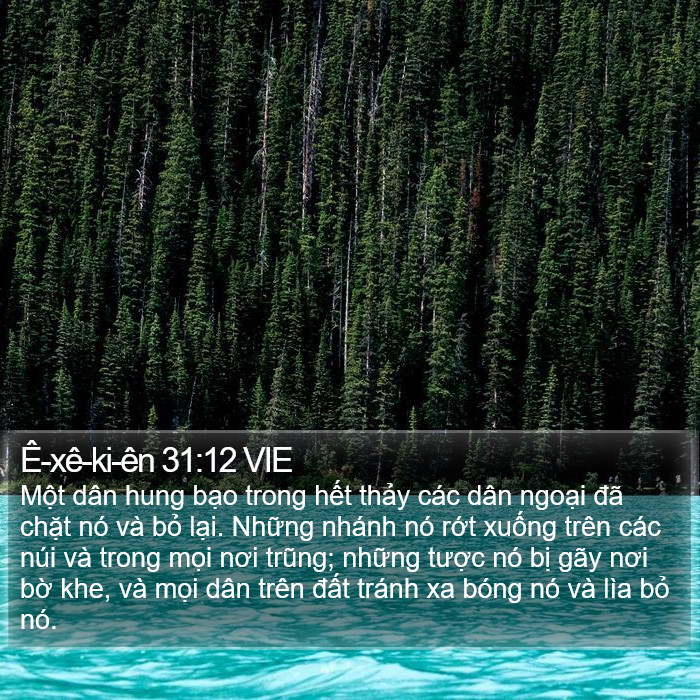Ê-xê-ki-ên 31:12 VIE Bible Study