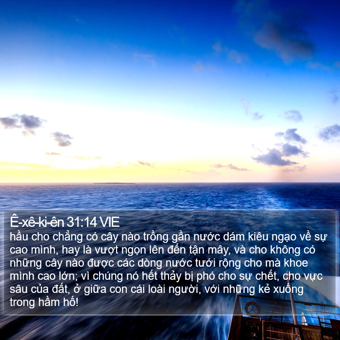 Ê-xê-ki-ên 31:14 VIE Bible Study
